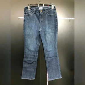 Coldwater Creek Boot cut low rise, stretch, 5 pocket,belt loop, blue jeans